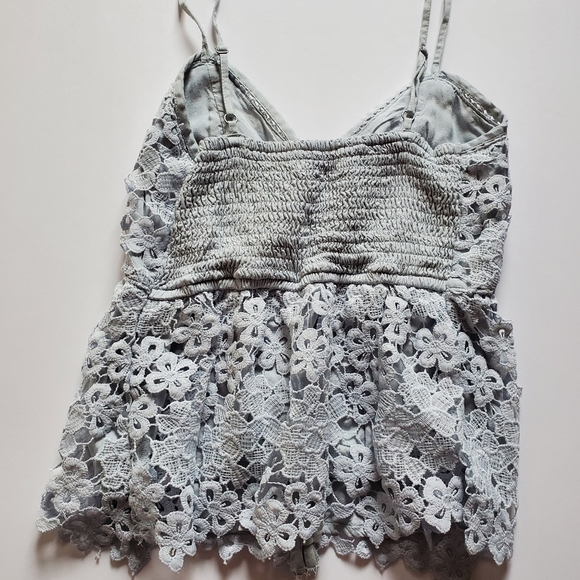 Abercrombie & Fitch lace tank top - Picture 7 of 11